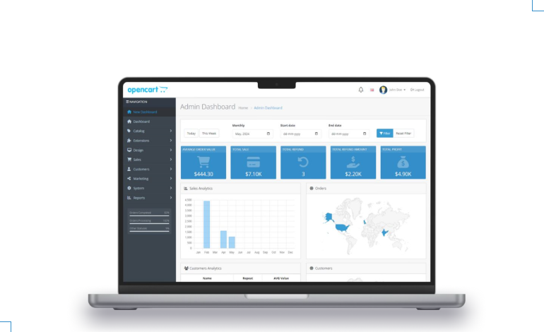 OpenCart 4 Single Instance and Multi Instance module